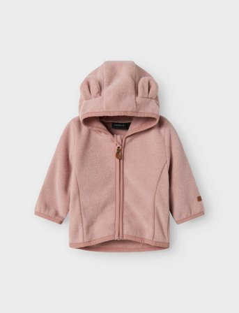 name it Nbnmeeko Fleece Jacket Melange - Pink - 68