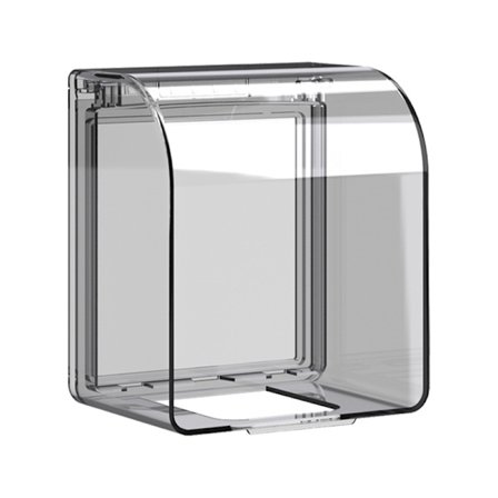1 stk., Type 86 Vandtæt Vægstikdåsebeskyttelse, Vandtæt Stikdåse, Klistermærke Stikdåse Afbryderbeskyttelse, 10,8x7,5x12,3cm, Egnet til Bad
