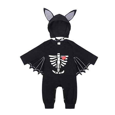 Halloween Baby Pumpa Skeleton Onesie Outfit
