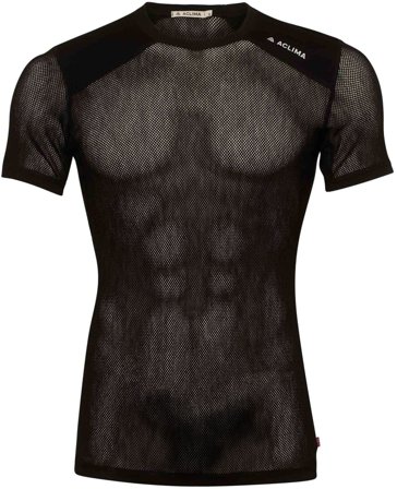 Aclima M's WoolNet Light T-Shirt Jet Black