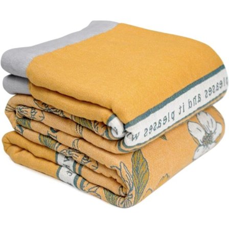 100 % bomulls Boho tak dagligen tak dubbelsidig tak sängkläder - orange 150x200cm