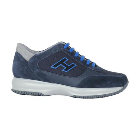 Hogan Interactive Sneakers Hxm00N0Q101Qy6 , Blauw , Heren , Maat: 44 EU