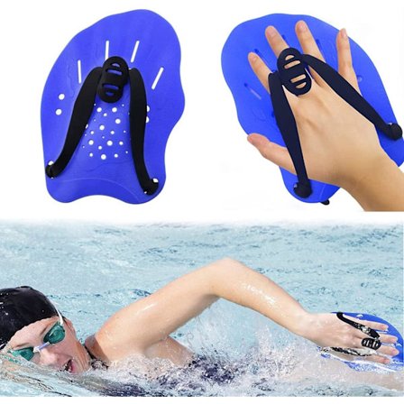 1 Pari Sekoitettuja Uintimeloja, Uintikäsimelalevyt, Yleismaailmalliset Uintiharjoittelun Apuvälineet