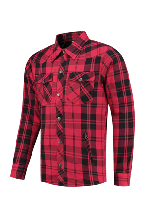 Motocyklová Bunda Rusty Stitches Neil V2 Červená/Černá S