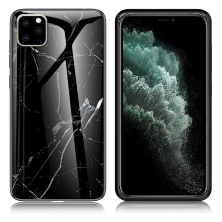 Fantasy Marmor iPhone 11 Pro Max skal - Svart