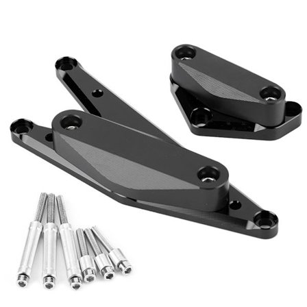 Moottoripyörän Keulapuomin Törmäyssuojat, Suojaava Liukusäädin Suzuki Bandit GSF1250 GSX1250FA:lle (Musta)