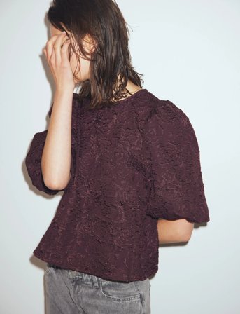 Noella N-Shelly Blouse - Burgundy - M
