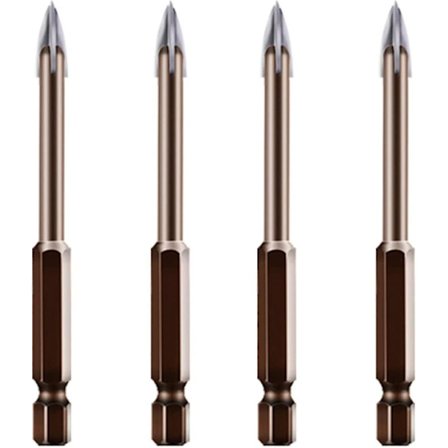 Universal Effektive Borverktøy, Hardmetallborsett, 5mm Høy Hardhet Bor
