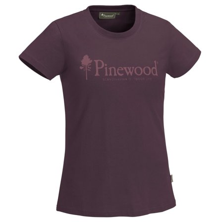 Pinewood Women's Outdoor Life T-shirt Women short-sleeved sweaters Purple L