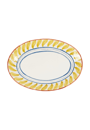 Pick A Poppy Swirl Servingsfat - 32 Cm Glas & porslin Flerfärgad