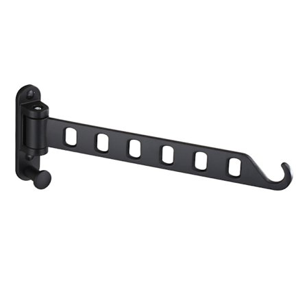 Väggmonterad klädhängare med svingarm