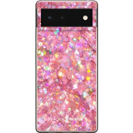 Yhteensopiva Puhelinkuori Google Google Pixel 6 Cactus and Friends – PinkGlitter