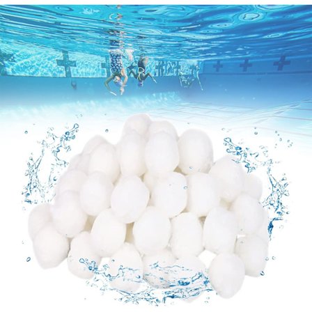 Filterkugler til swimmingpool, Filterkugler til swimmingpool til filtersand, Bomuldsfilterkugle 1400g kan erstatte 50 kg filtersand til rengøring af 