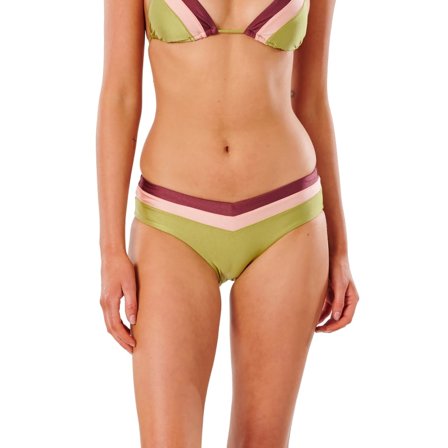 Rip Curl Women's Tallows High Waist Cheeky Bikini Pant Women swimming suits Green XS