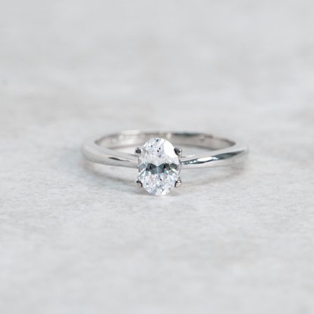 Adonis, 18K Weißgold : Diamanten - Laborgezüchtet, Karat - 0.50 kt