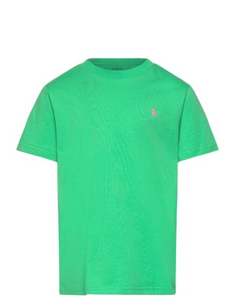 Ralph Lauren Kids Cotton Jersey Crewneck Tee - Green - 88-93