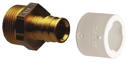 Uponor 1870206 Nippa suora, ulkokierre 20 x 22 mm, Asennus