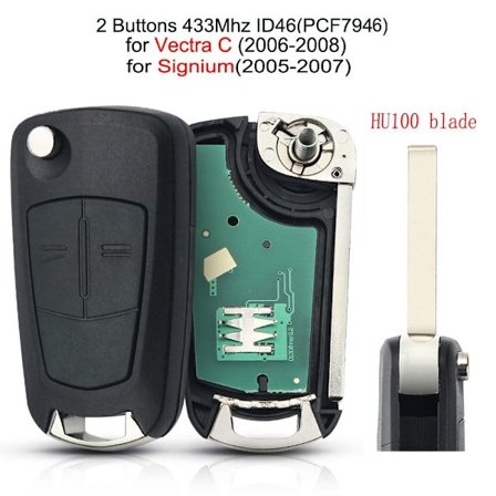 Fjärrbilnyckel Bilnyckel 2BT VECTRA C 7946 2BT VECTRA C 7946 2BT Vectra C 7946