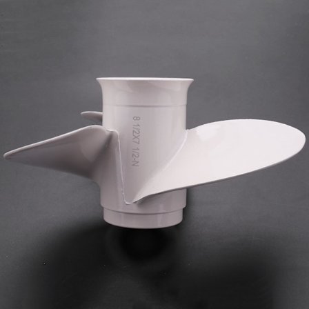 Båtmotorpropell 6g1-45943-00-el 8 1/2 X 7 1/2 For Utenbordsmotor 6-8hk Aluminium Legering 3 Blader R Ro (haoyi)-yuhao