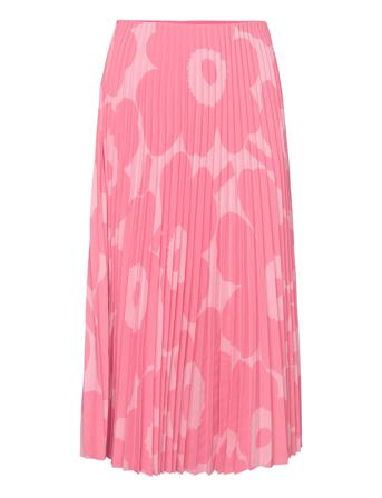 Myy Unikko Skirts Pleated Skirts Rosa Marimekko*Betinget Tilbud