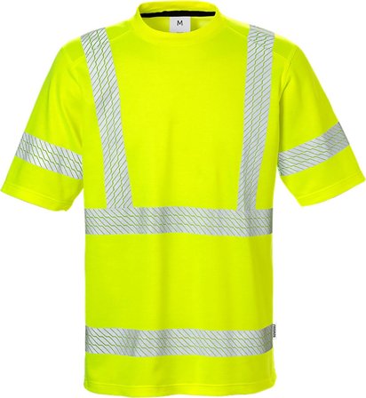 Fristads 7407 THV T-shirt varselgul 2XL, Arbetskläder