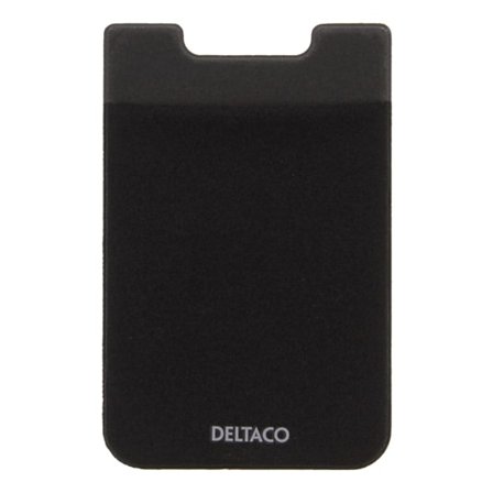 Adhesive credit card holder, 3M adhesive, black