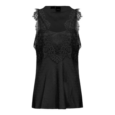 Pinko Long Sleeve Tops Sort, Dame