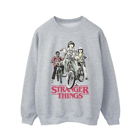 Netflix Mens Stranger Things Retro Bikers Sweatshirt L Sports G
