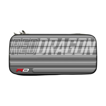 Red Dragon Darts Case Monza Grey - Professional Dart Case - Travel Dart Case - Durable Nylon Dart Carrying Case