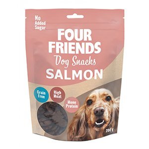 Four Friends Dog Snacks, Salmon, 200g