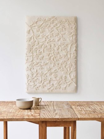 Ivy Wall Decoration Decoração De Parede Branco 60X90