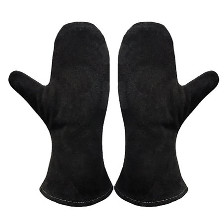 Takkatuli-käsine, lämmöneristyksellä, nahkauunikäsine, tuli-FM-