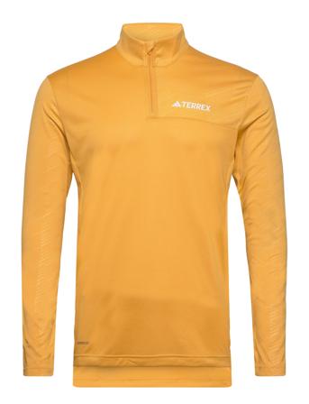 Terrex Multi Half-Zip Long-Sleeve Top Sport T-Langærmet Skjorte Orange Adidas Terrex