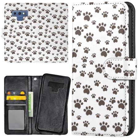 Samsung Galaxy Note 9 - Plånboksfodral/Skal Paw Pattern