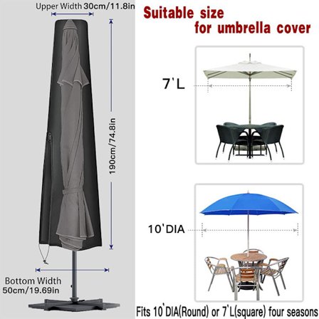 Utomhusparasoll Vattentätt Parasoll 210d Oxford Bananparasoll