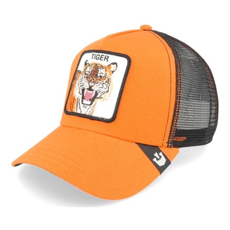Goorin Bros. - Oransje trucker Caps - Hatstore Exclusive x Eye Of The Tiger Orange/Black Trucker @ Hatstore