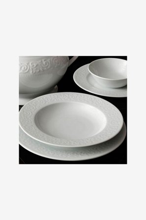 Hermia - Middagsservis (53 delar) - Vit - Serviser - Från Homeroom