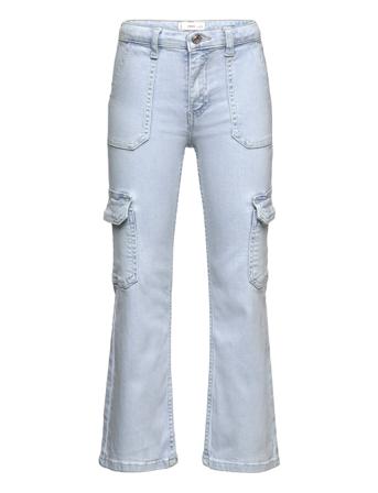 Pocket Cargo Jeans Blue Mango