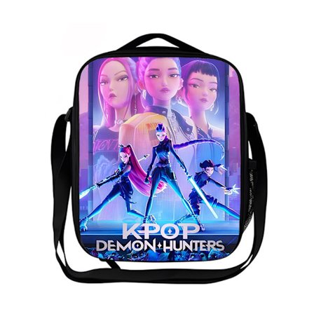 Piger KPop Demon Hunter Isoleret Madkasse, Skole Rejse Picnic Snack Tasker