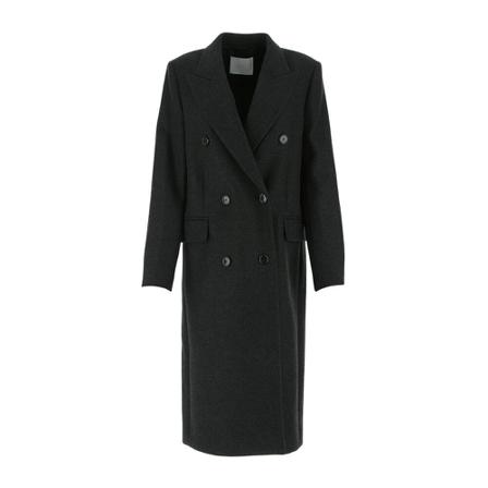 Hugo Boss - Ullkappor - Svart - Dam - Storlek: S, Dam, Storlek: S