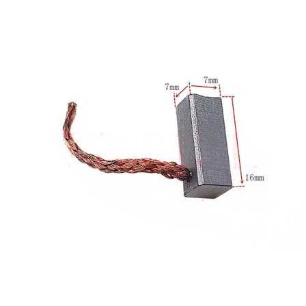 Bil Bil Kjøretøy Motor kullbørste DC elektronisk vifte kullbørster (Størrelse:7*7*16mm)