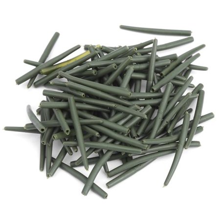 100 st set 36MM karp fiskerigg Antitangle ärmar Terminal Connect gummislang