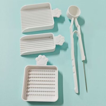 Pärlplatta Enkel Nål-Pincett & Justeringsbrett Sett, 5mm Pärlplattor Kit, Verktøy for Pärlplattor for Håndverkssmykker