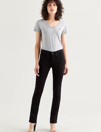 Levi's 312 Shaping Slim Soft Black - Black - 30 x 32