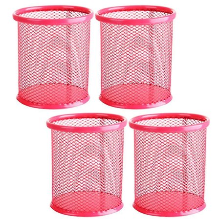 4 kpl kynäpidikettä, verkkomainen kynäpidike, kestävä metallikynäpidike