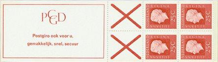 Holland 1969 - Frimærkehæfte NVPH PB9dF - Postfrisk