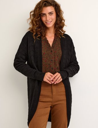 Kaffe Kaemria Knit Cardigan - Black - M
