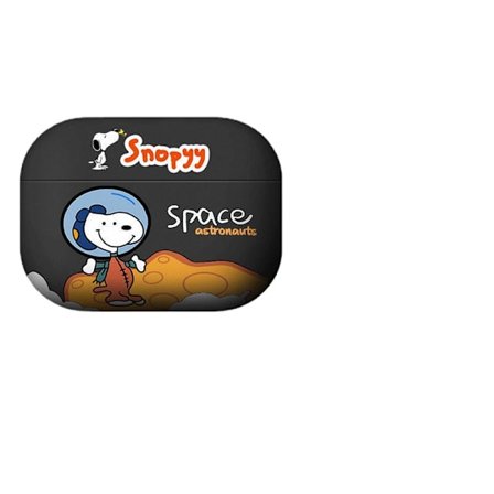 Airpods 3 Silikonhörlursfodral-Snoopy i rymden