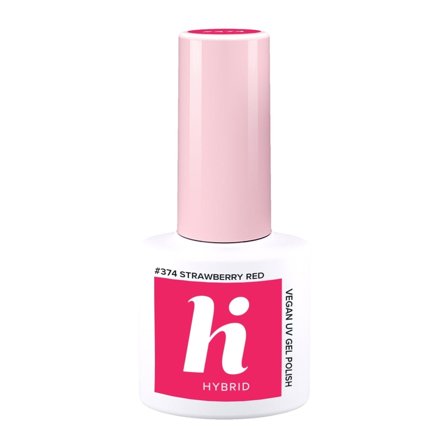 HI HYBRID Strawberrymania Smalto Semipermanente #374 Strawberry Red 5ml - Smalto Gel e semipermanente
