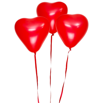 DH95 Hjerteballong rød 30 cm
